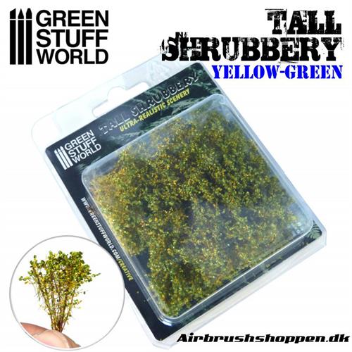 Plante - Tall Shrubbery - yellow/Green  - Høje buskadser  gul grøn